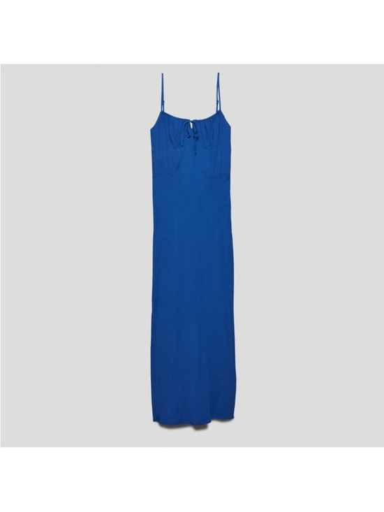 Aritzia Wilfred Bellow Maxi Dress in blue size 6 - Picture 1 of 3